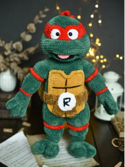 Receita Tartaruga Ninja Amigurumi