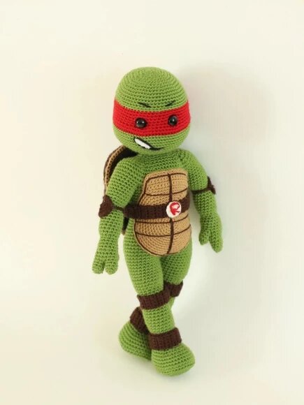 Receita Tartaruga Ninja Amigurumi
