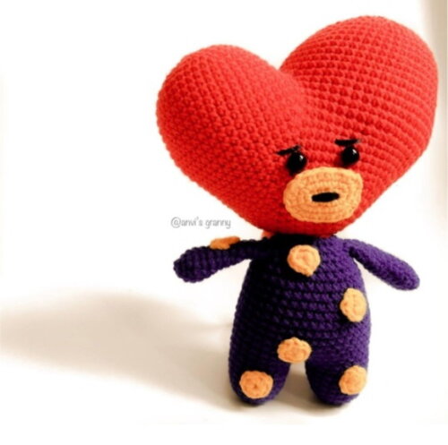 Receita Tata Bts Amigurumi
