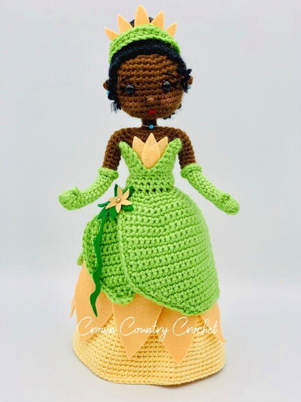 Receita Tiana Amigurumi