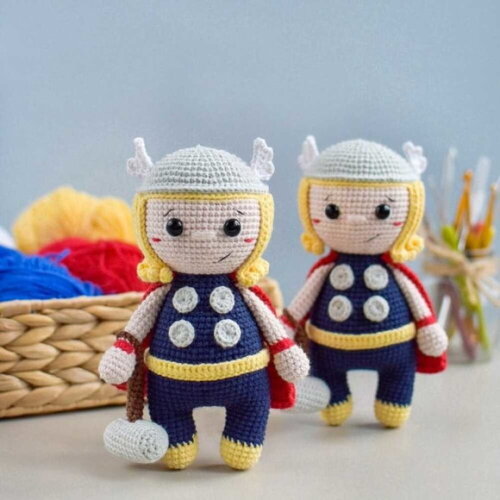 Receita Thor Amigurumi