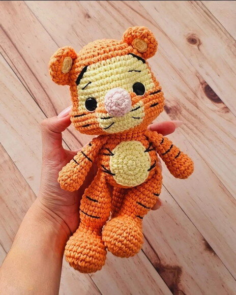 Receita Tigrão Amigurumi