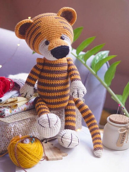 Receita Tigre Amigurumi