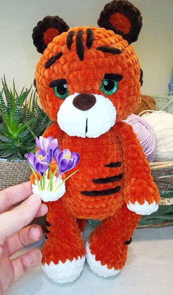 Receita Tigre Amigurumi