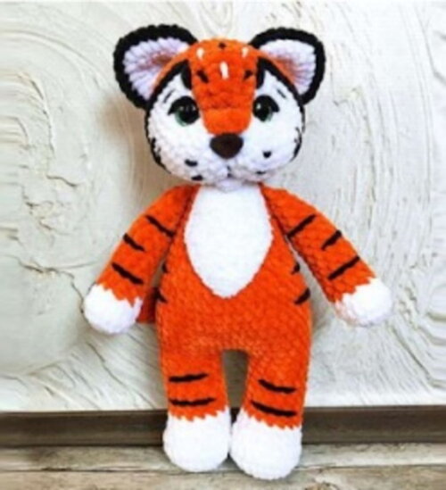 Receita Tigre Amigurumi