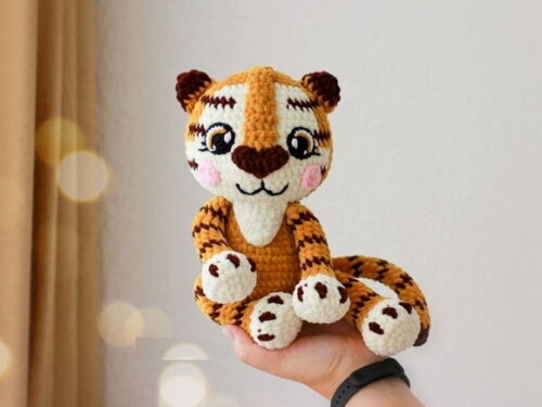 Receita Tigre Amigurumi