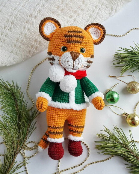 Receita Tigre Amigurumi