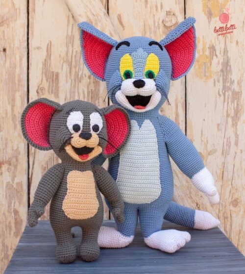 Receita Tom e Jerry Amigurumi