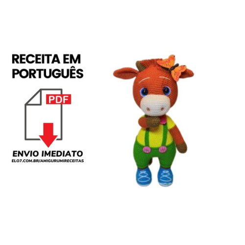 Receita Touro Amigurumi