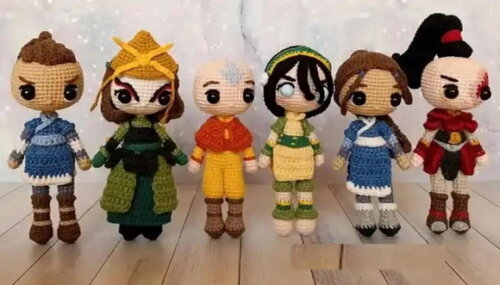 Receita Turma Avatar Amigurumi