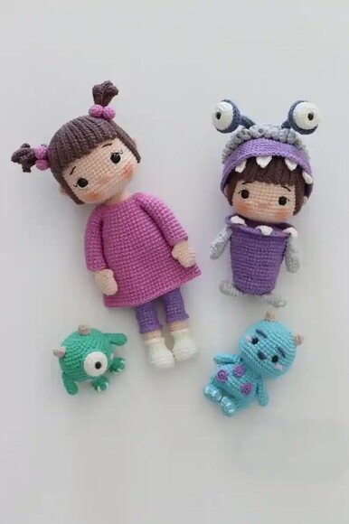 Receita Turma da Booh Amigurumi