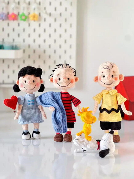 Receita Turma do Snoopy Amigurumi