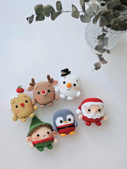 Receita Turma Natalina Amigurumi
