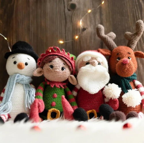 Receita Turma Natalina Amigurumi