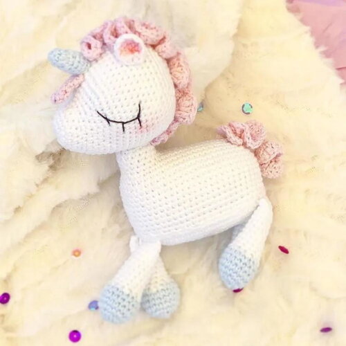 Receita Unicornio Amigurumi