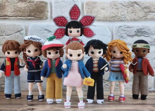 Receita Turma Stranger Things Amigurumi