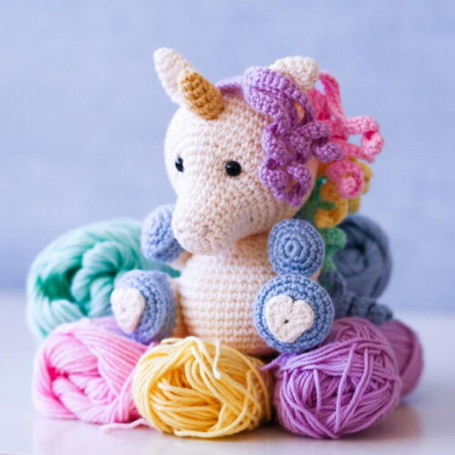 Receita Unicornio Amigurumi