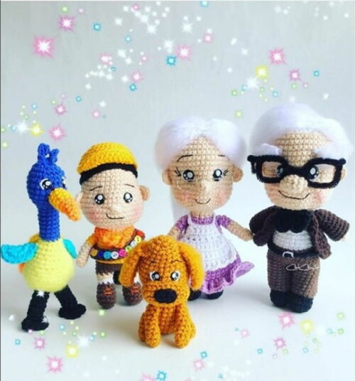 Receita Up Altas Aventuras Amigurumi