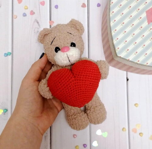 Receita Ursinho Amigurumi