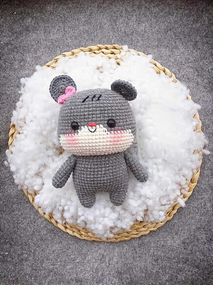 Receita Ursinho Amigurumi