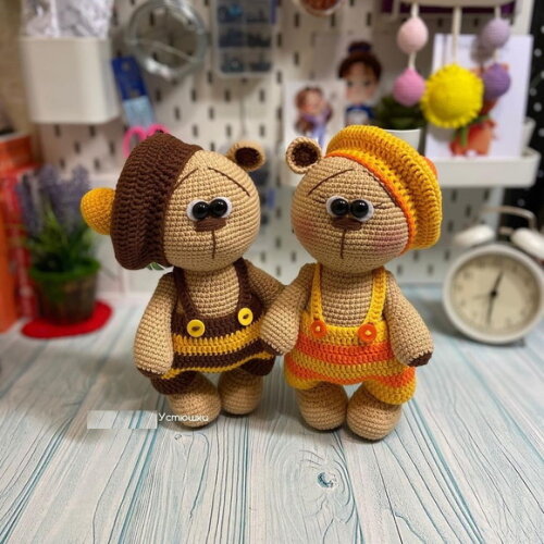 Receita Ursinhos Amigurumi