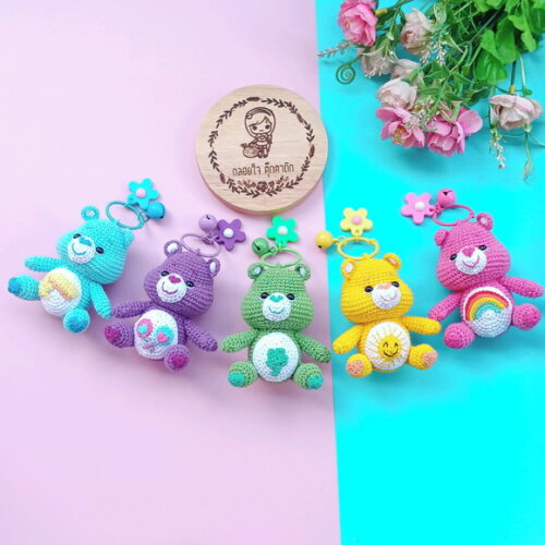 Receita Ursinhos Carinhosos Amigurumi