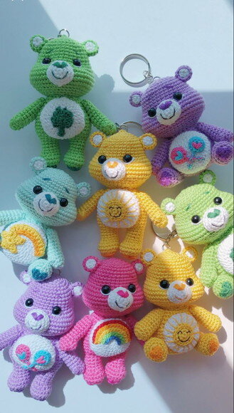 Receita Ursinhos Carinhosos Amigurumi