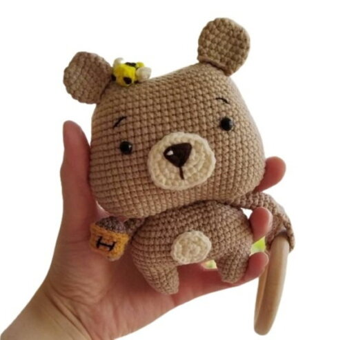 Receita Urso amigurumi