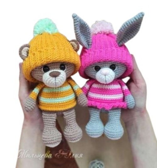 Receita Urso amigurumi