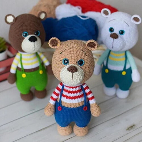 Receita Urso Amigurumi
