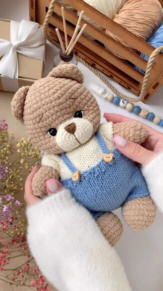 Receita Urso Amigurumi