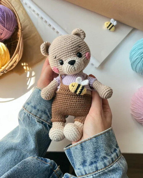 Receita Urso Amigurumi