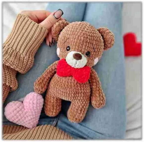 Receita Urso Amigurumi
