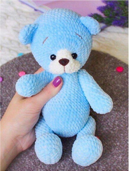 Receita Urso Amigurumi