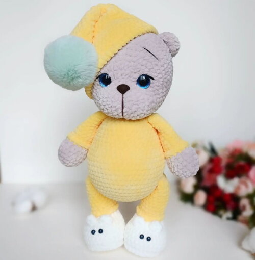 Receita Urso Amigurumi