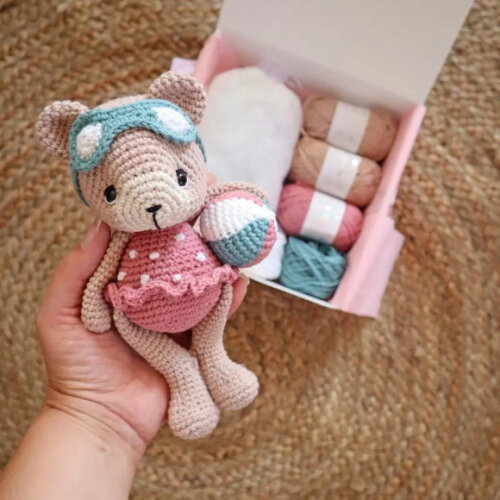 Receita Urso Margotte Amigurumi