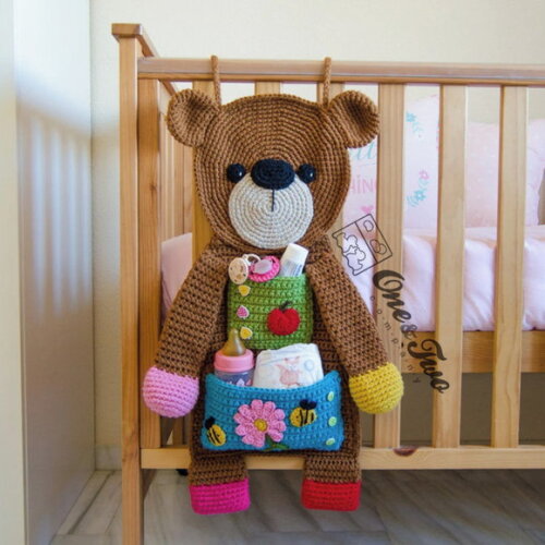Receita Urso Porta Trecos Amigurumi