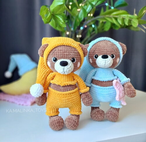 Receita Ursos Amigurumi