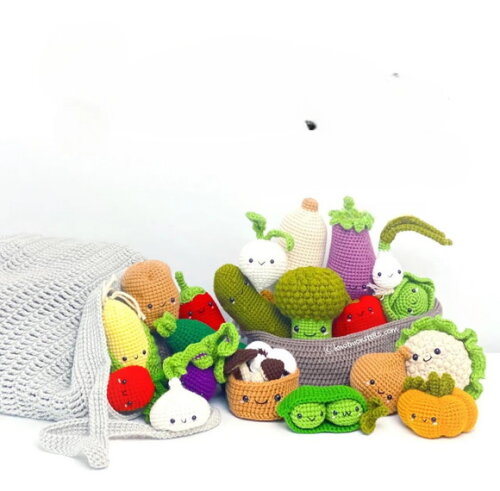 Receita Vegetais Amigurumi