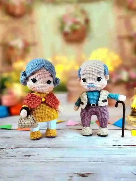 Receita Velhinhos Amigurumi