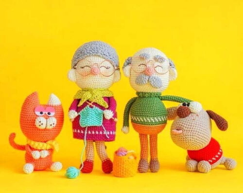 Receita Velhinhos Amigurumi
