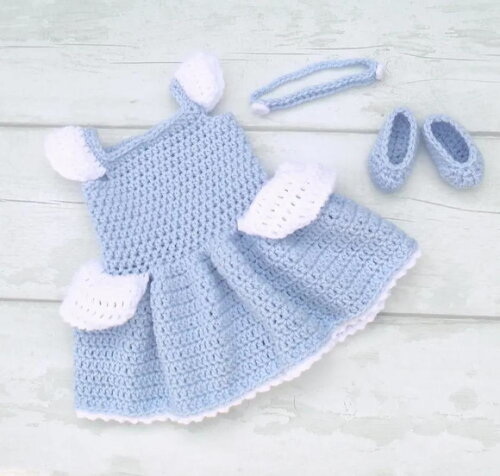 Receita Vestido Cinderela Amigurumi