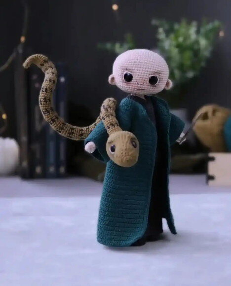 Receita Voldemort Amigurumi