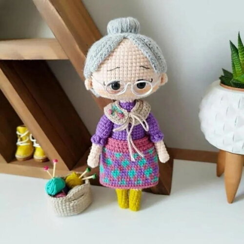 Receita Vovozinha Amigurumi