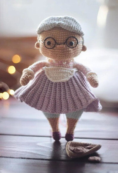 Receita Vovozinha Amigurumi