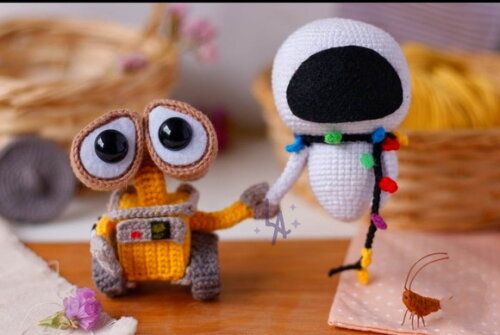 Receita Wall-e Amigurumi