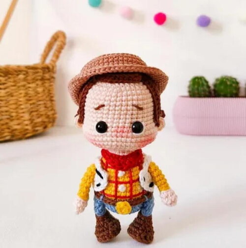 Receita Woody Amigurumi