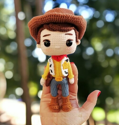 Receita Woody Amigurumi