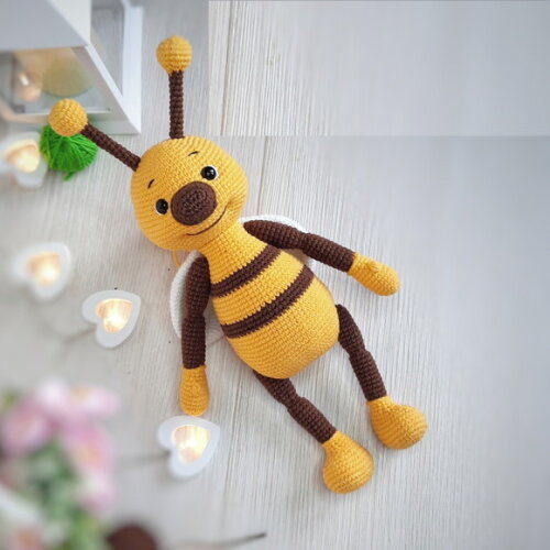 Receita Zangão Abelha Amigurumi