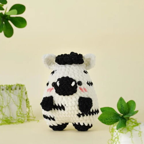 Receita Zebra Amigurumi
